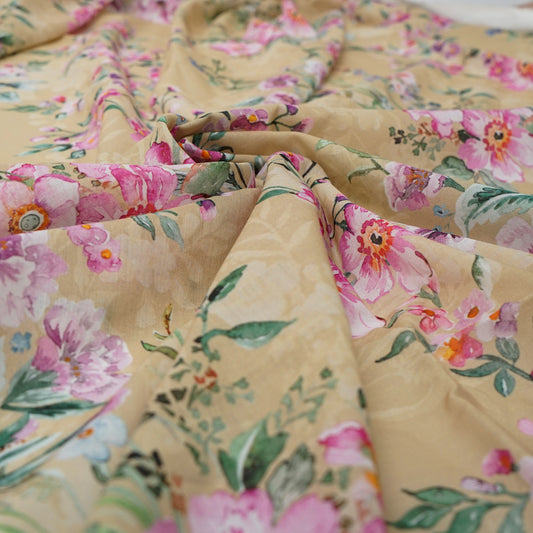 EVELYN BEIGE- 1 PC UNSTITCHED